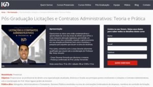 Pós-Graduação Online em Licitações e Contratos Administrativos